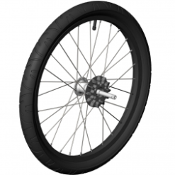 Croozer ET CRO Laufrad 20" Für Kid Rechts