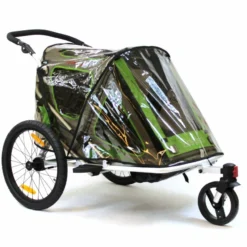 Qeridoo Regenschutz Regenverdeck Für Fahrradanhänger Speedkid2
