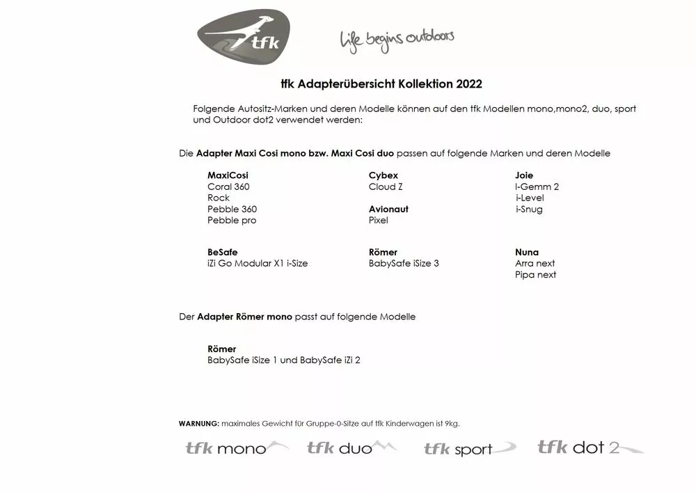 TFK Trends For Kids TFK, Maxi Cosi Adapter Für Mono 2 2 TFK Trends For Kids TFK, Maxi Cosi Adapter Für Mono 2 – Bild 2