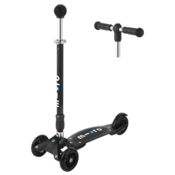 Micro Kickboard Compact Black Kinderroller KB0020