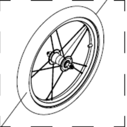 Thule 16 Zoll Mantel Und Schlauch Für Urban Glide Vorderrad